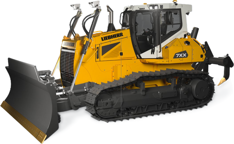 Máy ủi bánh xích Liebherr
