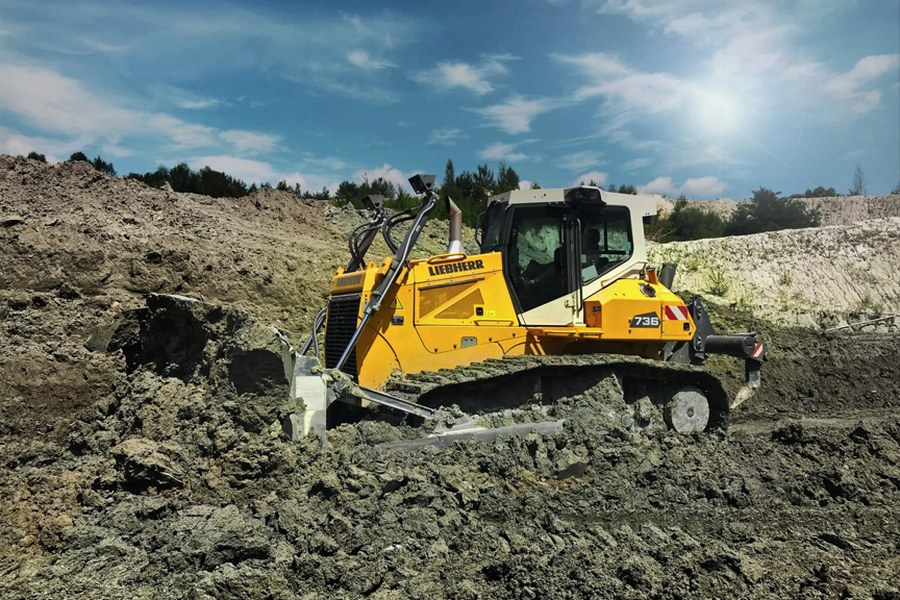 Máy ủi bánh xích Liebherr
