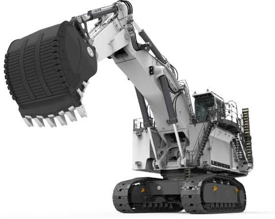 Máy xúc gàu ngược Liebherr